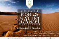Cursus: ‘Hanafi en Maliki fiqh’ | Blok 1: ‘Tahara’ (Intensief) | Sheikh Said El Mokadmi | Donderdag 8 januari 2015
